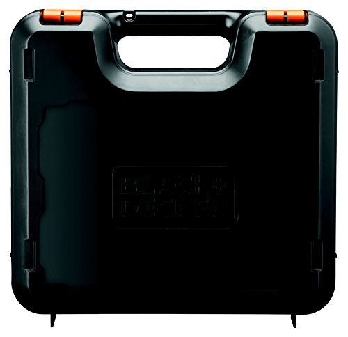 Black+Decker 10,8 V Li-Ion Ultra-Kompakt-Bohrer, LED-Arbeitslicht, 2 Slidepack-Akku, 400 mA Ladegerät, Koffer, BDCDD12KB - 2