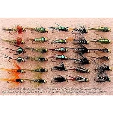 Zonker Trout Flies – 6 Pack Black Booby Zonker & Booby Minkie, Size 10, By Troutflies UK