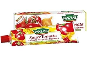 BENEDICTA PANZANI - Sauce Tomates Cuisinées Légumes Tube 180G - Lot De 2