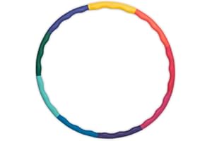 Elli Hoop® M+ - DAS ORIGINAL - Extra großer Hula Hoop Reifen (115 cm Durchmesser), Curvy Gymnastikreifen zum Abnehmen, Fitness für Anfänger & Fortgeschrittene mit großem Bauchumfang [1,5 kg]