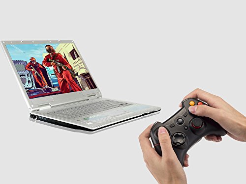 EasySMX Mando para PC  Mando Inal  mbrico PS3 Gamepad Wireless Compatible con Windows XP y Vista  Windows 8  PS3  Android y Operaci  n Rango hasta 10M  Azul 