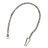 AWStech Antik Vintage Bronze Taschenuhr Halskette Kette Chain, Länge 35cm mit Geschenkkarton