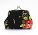 Produktbild Coin Purse Mini Rose Canvas Buckle with Cute Small Coin Purse Women's Cloth Coin Bag Storage Bag Organizer