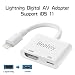 Produktbild Bealviy HDMI Adapter iPhone, Telefon zu HDMI Adapterkabel, Digitaler AV-Adapter 1080p HD TV-Anschlusskabel Kompatibles Telefon XS Max XR 8 7 6 Plus, Pad, Pod zu TV-Projektor-Monitor (Silber)