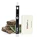 Produktbild Atman Premium Hashmate erste tragbare Hash Vaporizer Pen Keramikkammer, verbesserte Haschisch Modell langlebig Quarz Mundstück mit 600mAh Batterie, 12 Monate Garantie, kein Nikotin, schwarz (black)