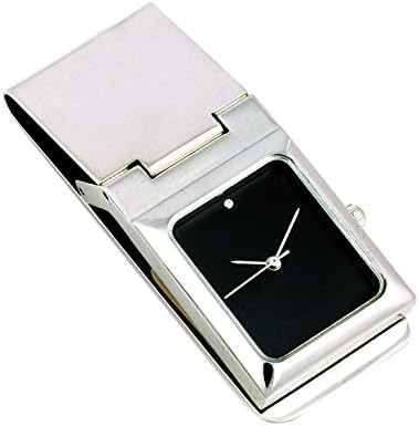 Rectangular Shape Watch with Money Clip