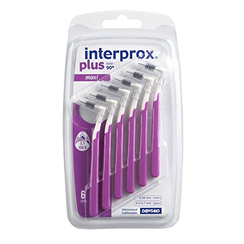 INTERPROX plus maxi lila Interdentalbürste 6 St Zahnbürste