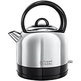  Russell Hobbs 23900 Traditioneller polierter Edelstahl 3000W 1.5L Dome Kessel
