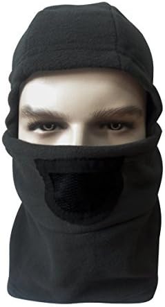 Balaclava Mask, Balaclava Full face Mask Ski Mask Neck Protector Bicycle Motorbike Helmet Black