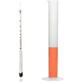 AEK-Tech 0-100 Alkolmetre Hidrometre ve 250ml Mez&uuml;r Seti