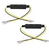 【Weit verbreitet】 Dieses Paar LED-Ladewiderstände funktioniert an jedem Fahrzeug und kann an die Blinker oder Kennzeichenleuchten angeschlossen werden, um die Belastung einer Glühlampe zu simulieren.