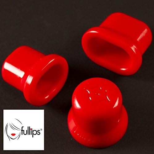 Fullips Official TRIPLE Pack - Set of 3 (Small Medium and Large) - Full Lips Lip Plumping Plumper Enhancer Beaty Tool - Pump Your Lips - Kylie Jenner Pout Plump Suction Device