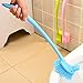 Produktbild gfjfd Doppelseitiger Verdickender Langer Griff Zur Toten Ecke Toilettenbürste Toilettenbürste Badezimmerreinigung Gebogene Zwischenraumbürste Sanitärbürste Blau