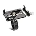 Produktbild GUB G81 G-81 Aluminium Fahrrad Telefonhalter Für 3,5-6,2 zoll Smartphone Einstellbare Unterstützung GPS Fahrrad Telefon Ständer Halterung (Color : Black)