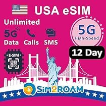 USA ESIM – 10 GB Daten Für 10 Tage, High-Speed, Nur Daten, Einfache Aktivierung Per QR, Tethering Erlaubt
