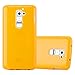 Produktbild Cadorabo Hülle für LG G2 - Hülle in Jelly GELB – Handyhülle aus TPU Silikon im Jelly Design - Silikonhülle Schutzhülle Ultra Slim Soft Back Cover Case Bumper