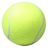 Color: Amarillo Verde demiawaking 24 cm gigante pelota de tenis inflable al aire libre pelotas de tenis Juguete para perros Capacitación Kids Fun