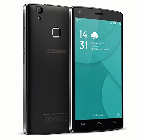 détail DOOGEE X5 MAX PRO, 4g smartphone, 4000mAh grande batterie, 8MP + 8MP CAMERA, empreinte digitale smartphone, dual sim, 5 pouces smartphone, HD LCD, Android 6.0, smartphone debloqué, téléphone portable débloqué tout opérateur