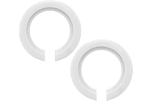 Cliplanyard E27 to E14 Plastic Lamp Shade Ring Converter, 10 5 2 Pack Screw Lamp Shades Reducer Washer E27 Lamp Ring, 42mm to 29mm Light Shade Adapter with Duplex Ring Fitting()