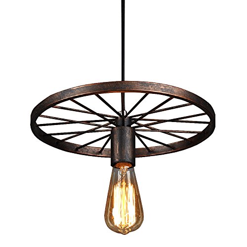 Preisvergleich Produktbild Hängellampe Loft kreative Persönlichkeit Retro Restaurant Bar American rustikalen Eisenindustrie Windrad Pendelleuchten (Keine Glühbirne)