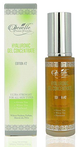 Hyaluronsäure Gel mit Panthenol Grüner Tee - und weißer Tee 50 ml Hyaluron Serum Edition 2 Anti Aging Hyaloron Booster Anti Falten Gesichtspflege Made in Germany