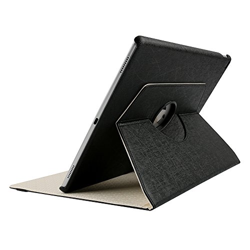 Boriyuan Ipad Pro 9,7 Hülle PU Leder Case Smart Cover ultra slim Schutztasche für das Apple iPad Pro 9.7 Zoll mit 360 Grad Standfunktion, Auto Sleep Wake up Funktion (Farbe: Schwarz) - 3
