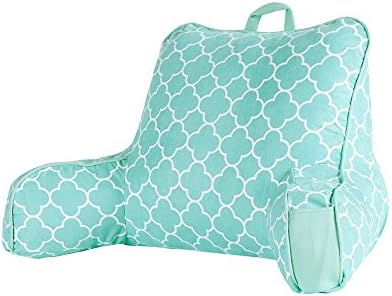 Fine Bed Sofa Bay Window Waist Pad/Pillow / Back Cushion Lake Blue (standard) Size 58cm * 35cm * 20cm A++ (Color : B-4#, Size : 58CM)