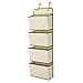 Produktbild Navigatee Tür-hängende Beutel-Speicher-Organisator - 4 Taschen, hängende Tasche hinter der Tür Vlies, mit dauerhaftem Tür-hängendem Haken, für Unterwäsche, Zeitschriften, BHs, Bücher, Babyprodukte