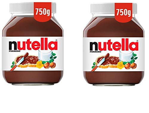 Nutella Hazelnut Spread with Cocoa, 750g (Pack of 2)