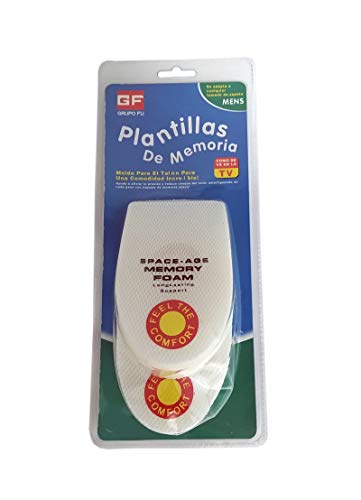 Grupo Fu - Plantillas de talón con Memoria para Hombre