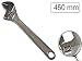 Produktbild Profi Rollgabelschlüssel 450 mm/18" SW 0-52 mm schwere Ausführung verchromt