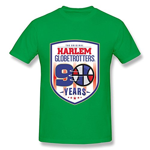Harlem Globetrotters 90 Years T Shirt For Men Black XLarge