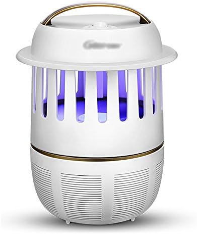 Insect Killer Electronic LED Mosquito Catcher USB Photocatalyst UV Mosquito Trap Killer Mosquito Lamps with Vacuum Fan for Indoor Home Office Black, White (Color : White)