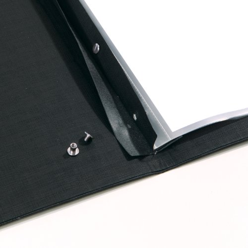 Sigel SM131/5 Speisekarten-Mappe mit Buchschrauben-Bindung für A4, 5-er Pack, schwarz - 7