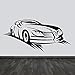 Produktbild Große Größe Autorennen Sport Speed   Racing Vinyl Home Decoration Wandaufkleber für Wohnzimmer Abnehmbare Wandbild 120X57 Cm