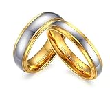 ✮Ringe Edelstahl, es ist hypoallergen, besonders für diejenigen mit empfindlicher Haut.