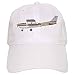 Produktbild Bgejkos Cessna 172 Skyhawk Brown Cap - Baseballkappe, Verstellbarer Verschluss, einzigartige Bedruckte Baseballmütze QW604