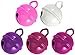 Produktbild Rayher 25075000 Metallglöckchen, 19 mm Ø, 5 Stück, rosa mix