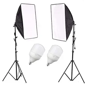 OCTOVA SL50 Professional Soft Led Photo and Video, Photography Light Softbox Lighting Kit (2) for YouTube Videos Shooting, Studio Videography, Portrait Shooting, Product Photography, Studio Lights
