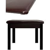 Midex TBX-144SR Top Quality Piano Stool Coffee Color with Hidden Compartments (32x54x48)