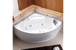 Bagno Italia vasca idromassaggio cm 135x135 con poggiatesta rubinetteria inclusa I