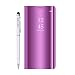 Produktbild ESSTORE-EU Hülle für Samsung Galaxy J7 Core 2017 / Galaxy J7 Nxt [Dual-Use-Stylus] [Metallüberzug Technologie] Ultra Dünn Halbtransparenter Perspektivspiegel mit Auto Sleep/Wake Funktion, Lila
