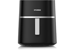 Hyundai Freidora de Aire sin Aceite 7 Litros, Air Fryer HAF7000D. 1800 W, 10 Programas, Negro