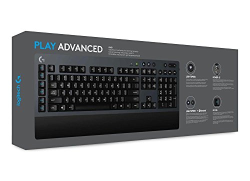Logitech G613 - Teclado mec  nico inal  mbrico para Gaming  tecnolog  a Lightspeed  - Dise  o alem  n