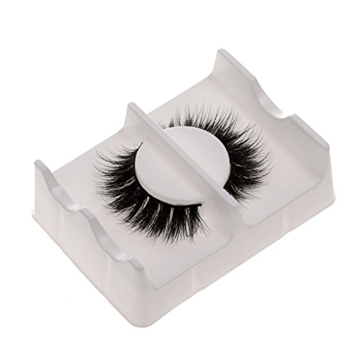 Ein Paar Künstliche Pferdehaar Lange Wimpern Natürlich Schwarz - 03