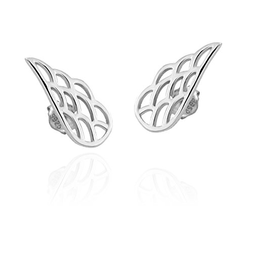 Sofia MilaniWomen's Earrings 925 Silver - Angel Wing Stud Earrings - 20273