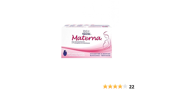 NESTLE MATERNA 90CPS : Amazon.it: Salute e cura della persona