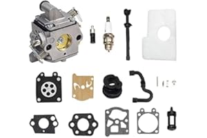 YWNYT Kit de carburateur MS170 MS180 C1Q-S57A pour STIHL 017 018 MS 170 180 180C MS170 MS180 MS170C MS180C Tronçonneuses/Tondeuses avec kit d’ajustement du filtre à air