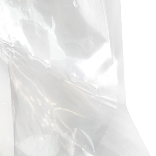 20 transparente Kleiderschutzhüllen aus Kunststoff – 183cm lang – Hangerworld - 4