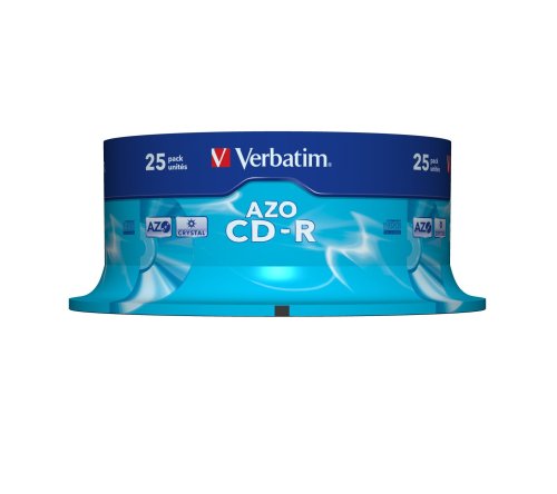 Verbatim CD-R 52x Speed 700MB CD-Rohlinge 25er Spindel